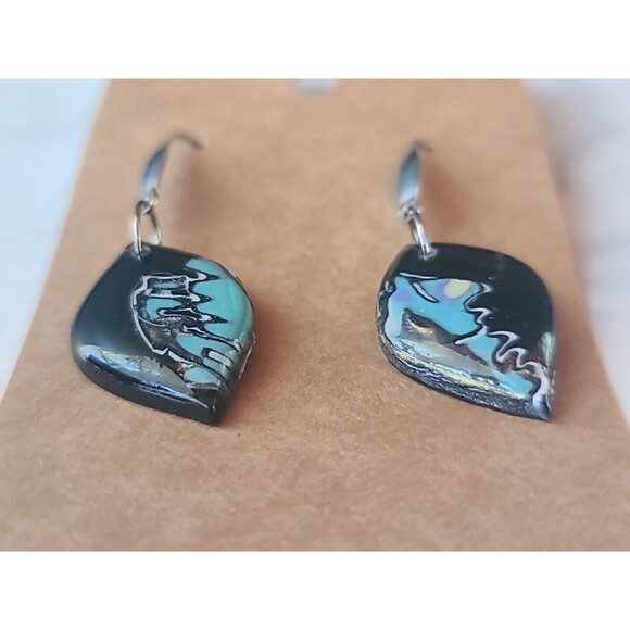 Polymer Clay Dangling Earrings New - Picture 5 of 10